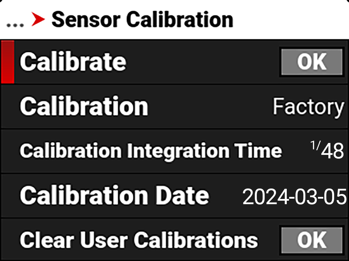 Sensor Calibration